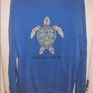 South Padre Island Turtle Long Sleeve